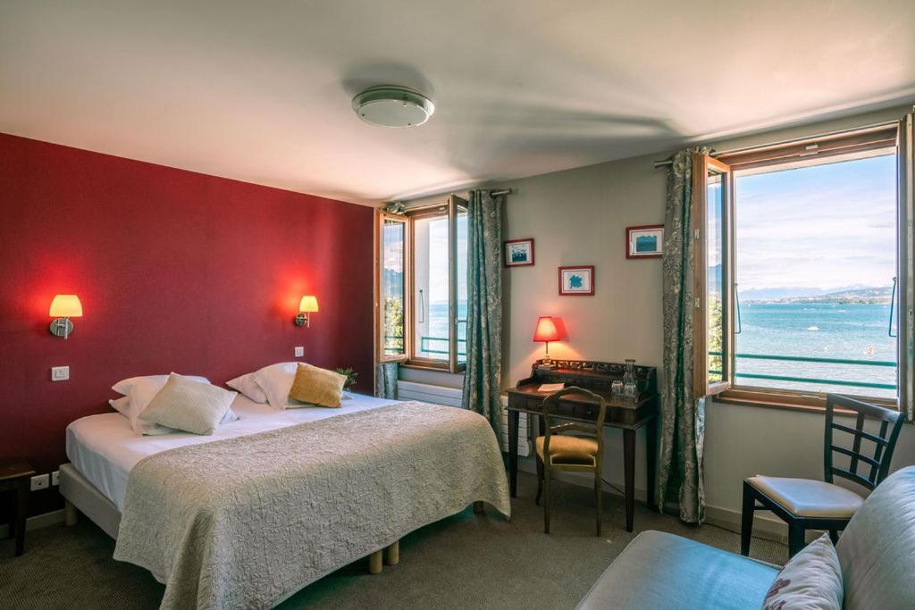 Hotel De La Plage Excenevex Εξωτερικό φωτογραφία